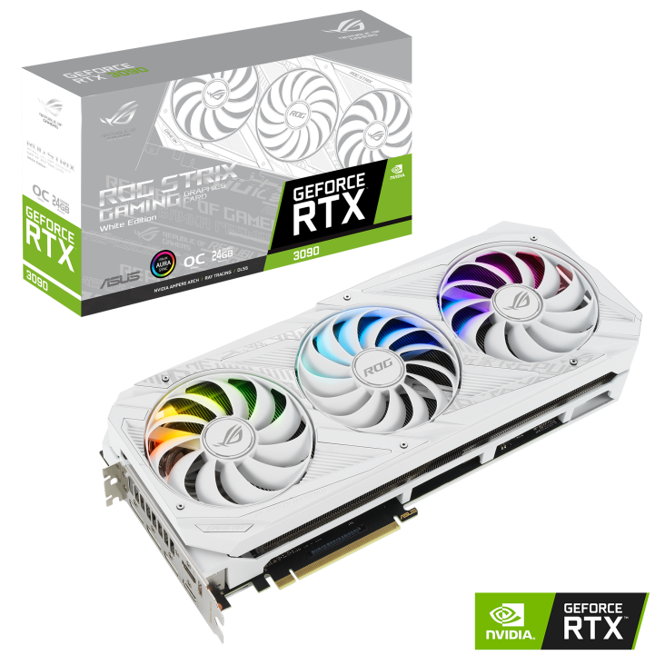 ROG-STRIX-RTX3090-O24G-WHITE | 显卡| ROG Chinese mainland