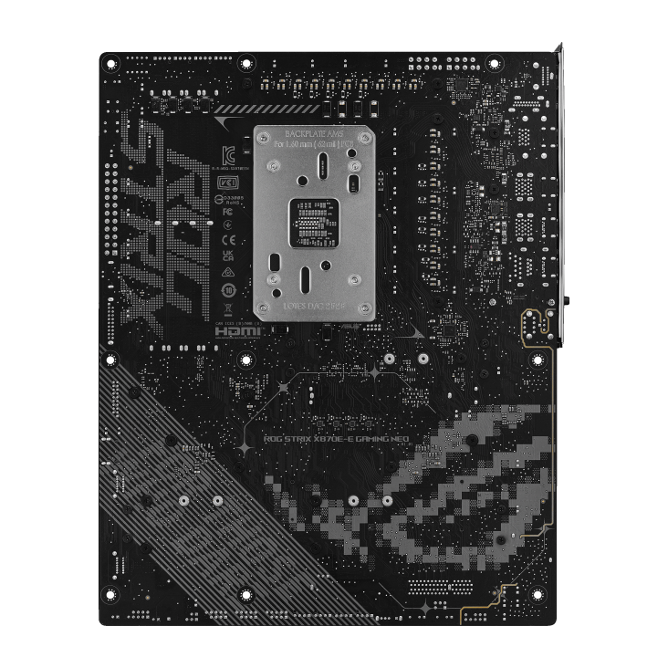 ROG STRIX X870E-E GAMING WIFI7 NEO back view