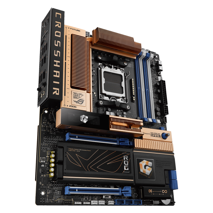 ROG Crosshair 2006 front view, tilted 45 degrees