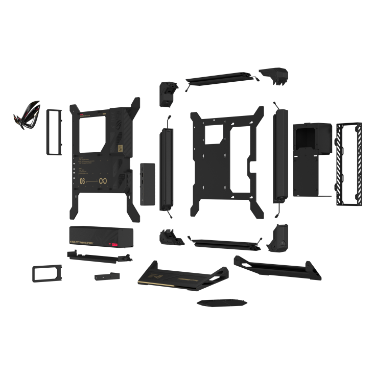 The exploded view of the ROG GR20 Edition 20