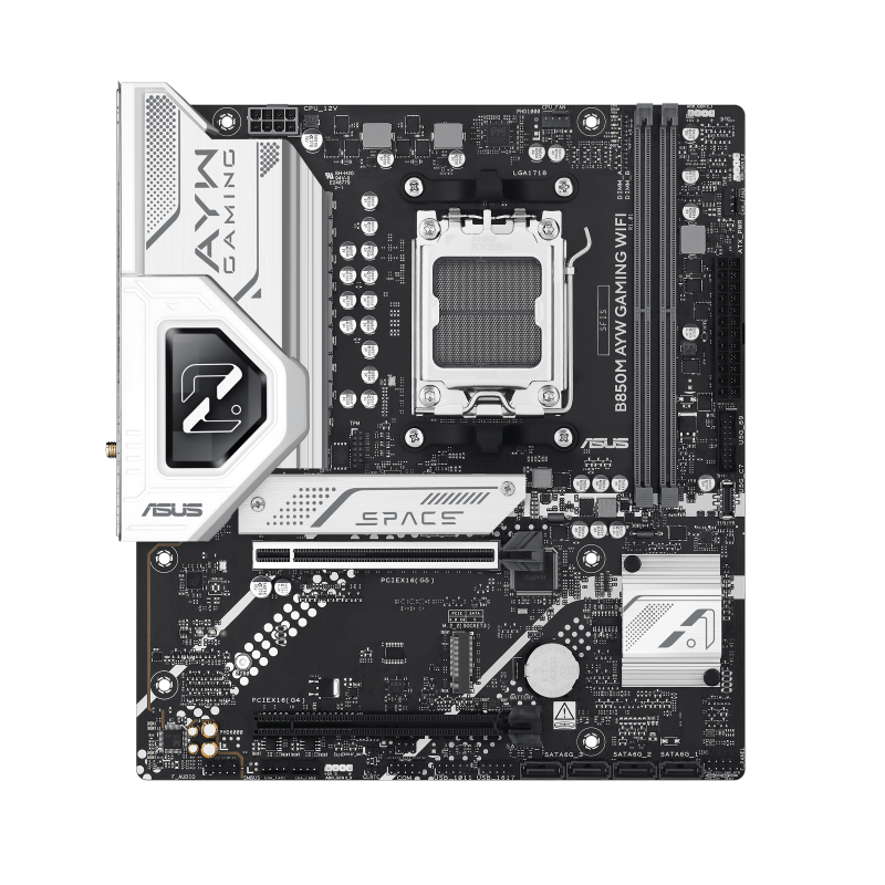 B850M AYW GAMING WIFI front view