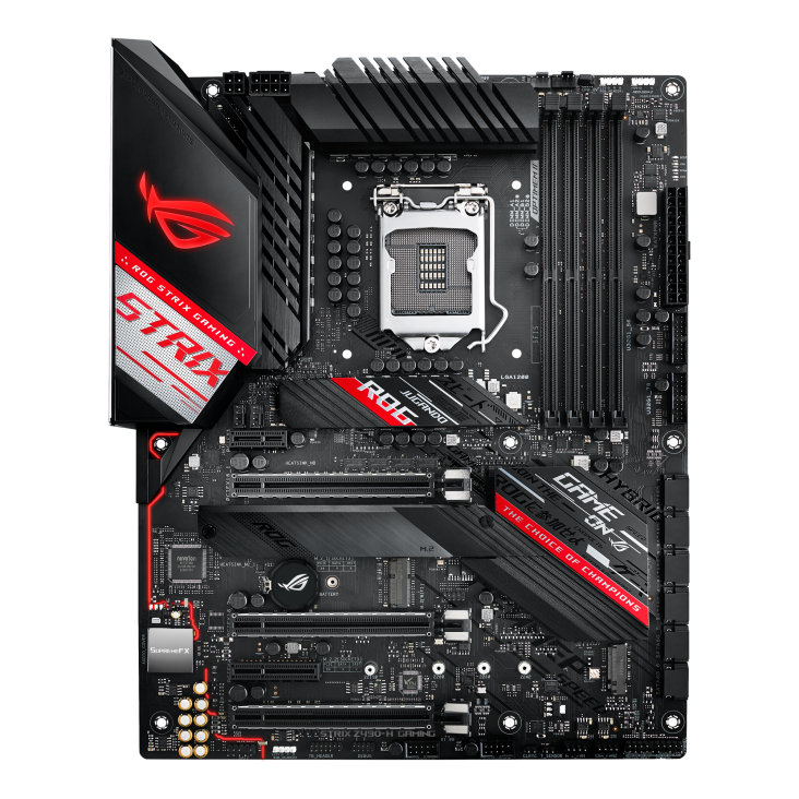 ROG STRIX Z490-H GAMING front view