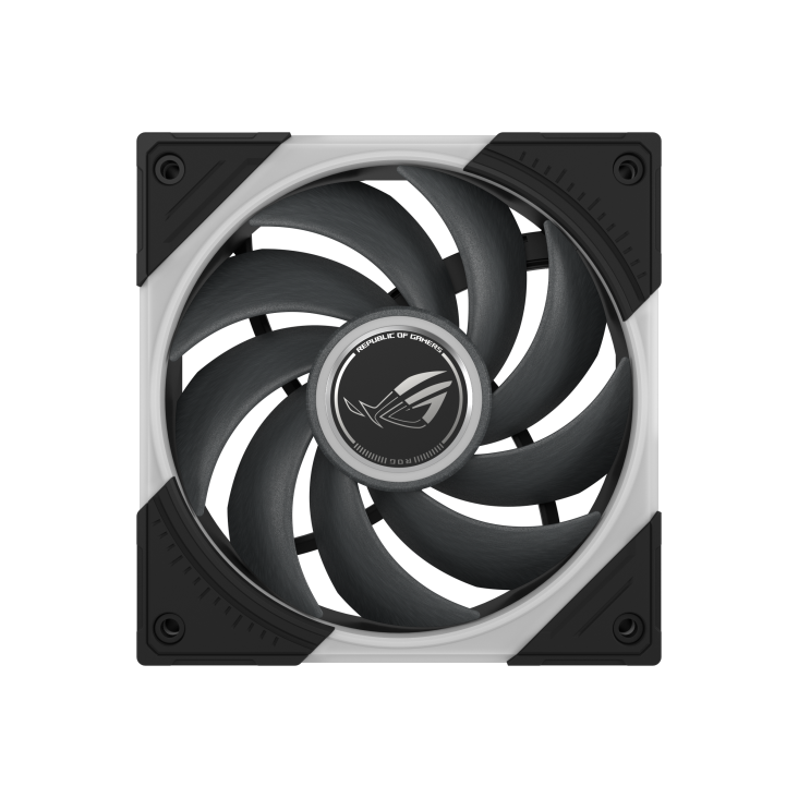 ROG Eurux GR120 ARGB Fan Black front view
