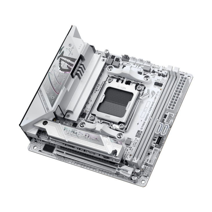 ROG STRIX B850-I GAMING WiFi7 W迷你吹雪