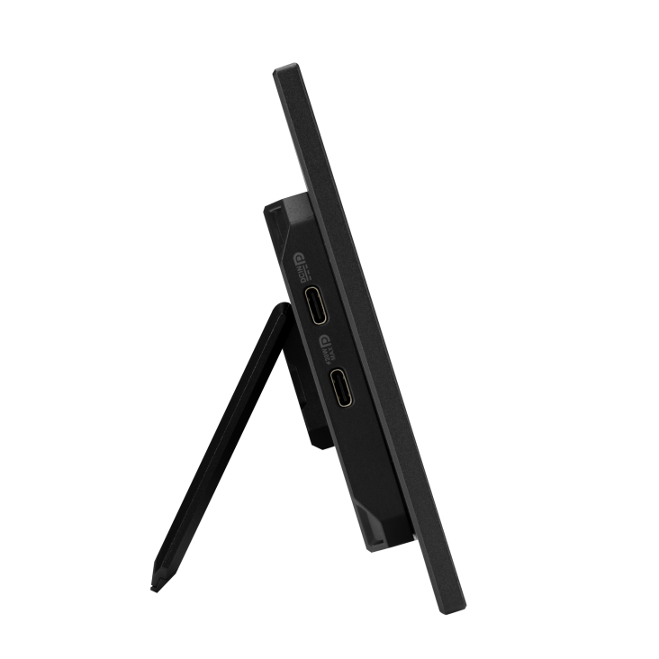 07_ROG Strix XG129C_Side view with USB-C ports