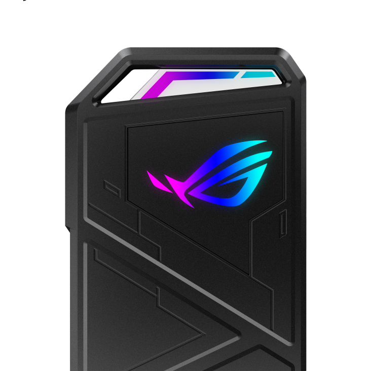 ROG Strix Arion close-up view for AURA lighting area