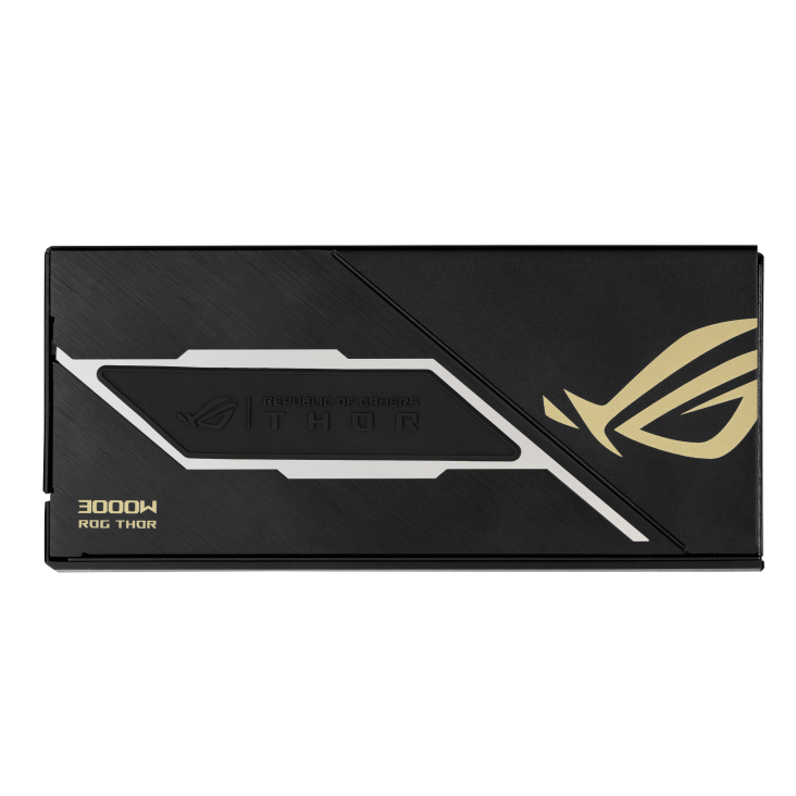 ROG Thor 3000W Titanium III Edition 20 rear side with silicone dust cover