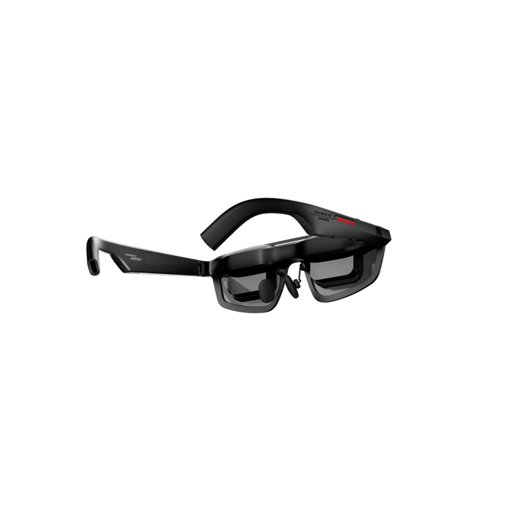 ROG XREAL R1 smart glasses rear-right 45-degree view