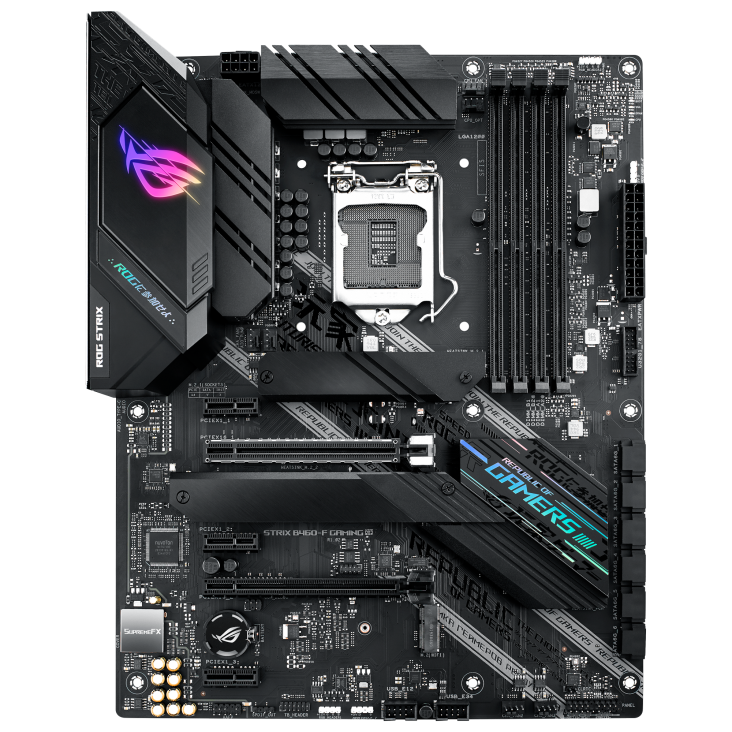 ROG STRIX B460-F GAMING front view