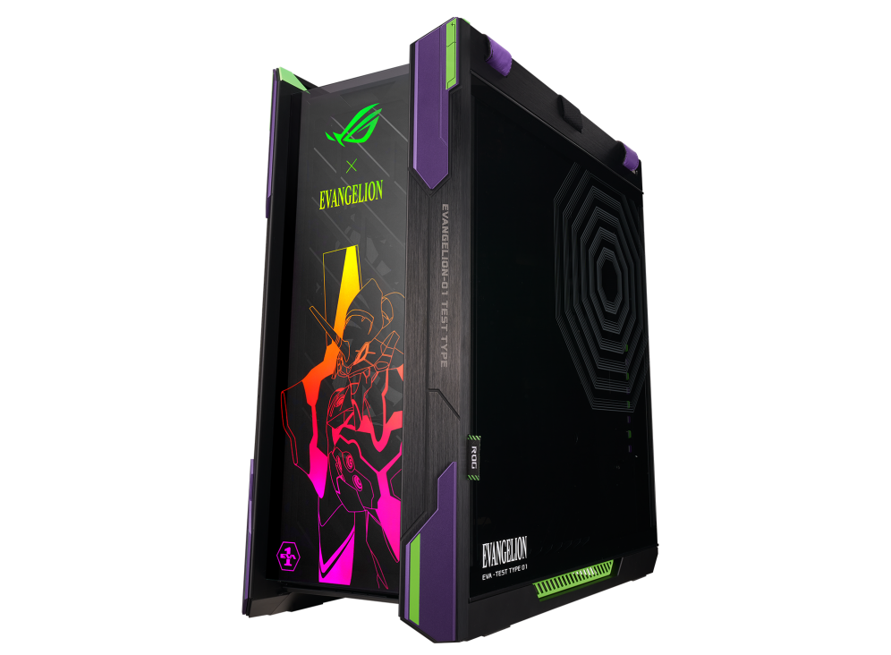 ROG Strix Helios EVA Edition front hero angle