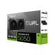 ASUS DUAL GeForce RTX™ 5050 OC edition graphics card packaging