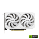 ASUS Dual GeForce RTX 3060 8GB White Edition graphics card with NVIDIA logo, front view