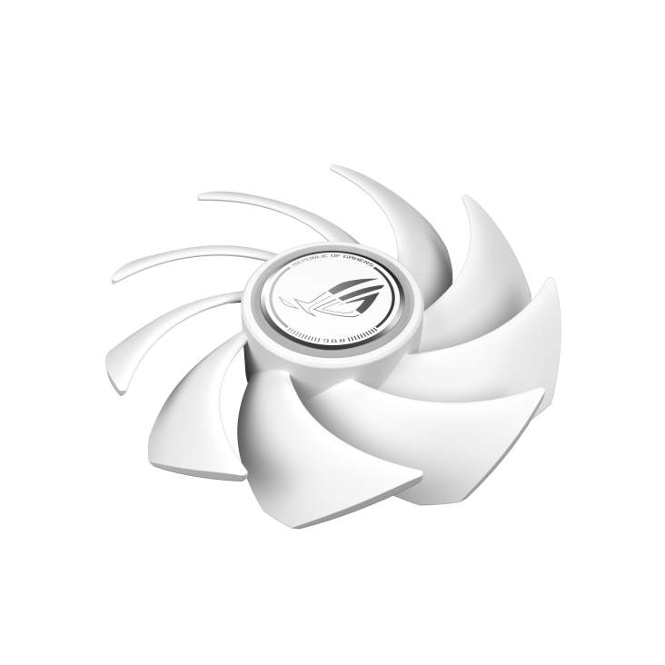 Focus shot of ROG Eurux GR120 ARGB Fan LCP blade