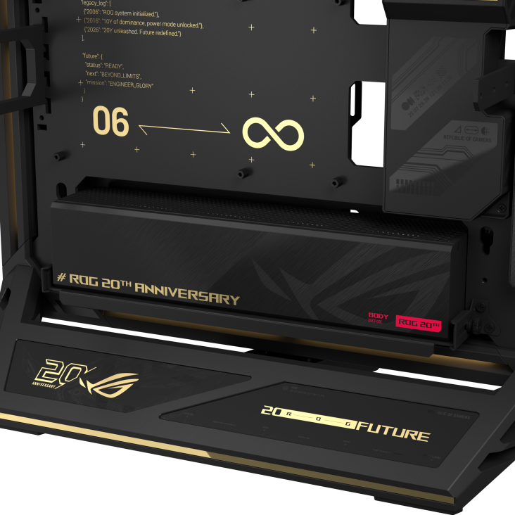 ROG GR20 Edition 20 integrated Crossflow fan