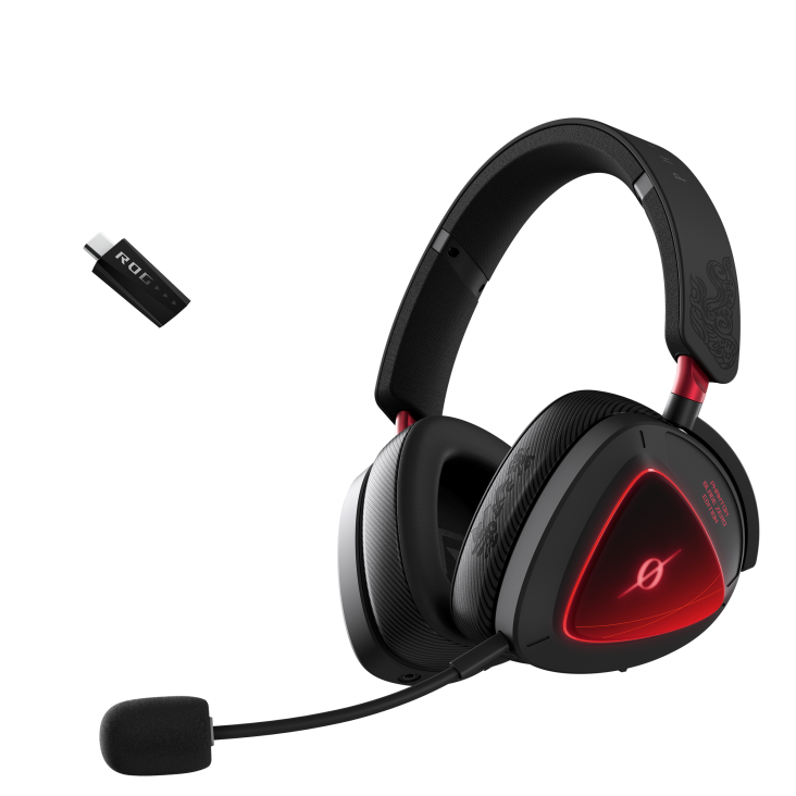 gaming headset with USB-C dongle