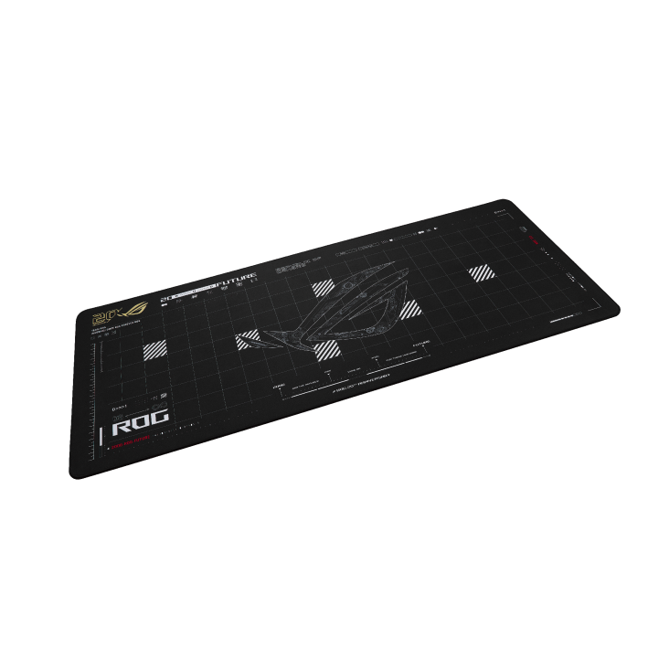 Angled side view to the left of the Scabbard II XXL Edition 20 mousepad