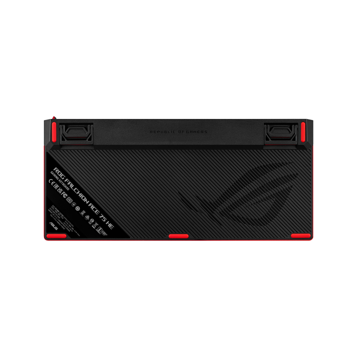 ROG Falchion Ace 75 HE Lava Red back view