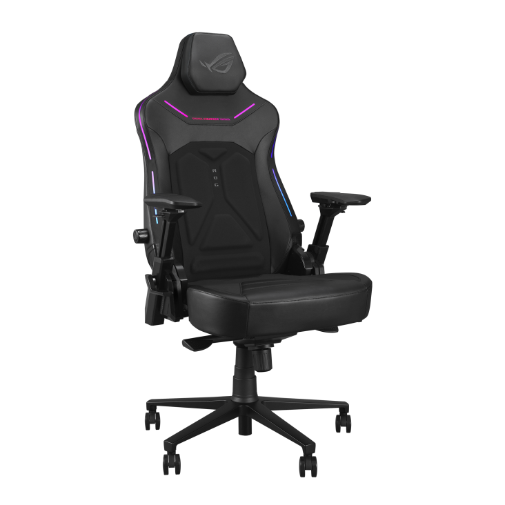 ROG Courser Gaming Chair front angled view from right