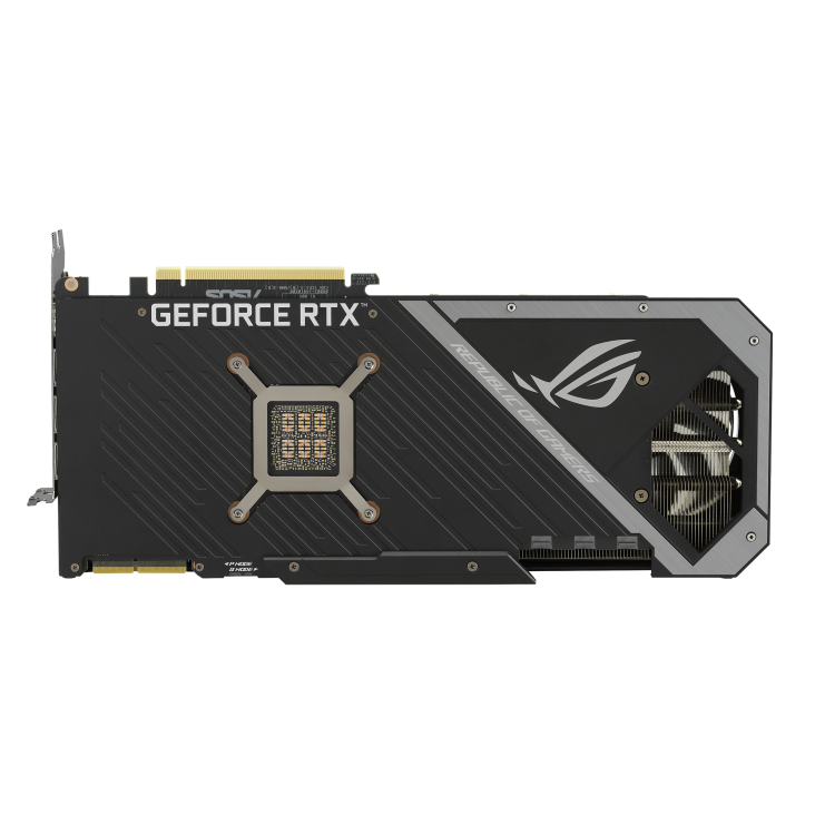 ROG-STRIX-RTX3090-O24G-GAMING graphics card, rear view