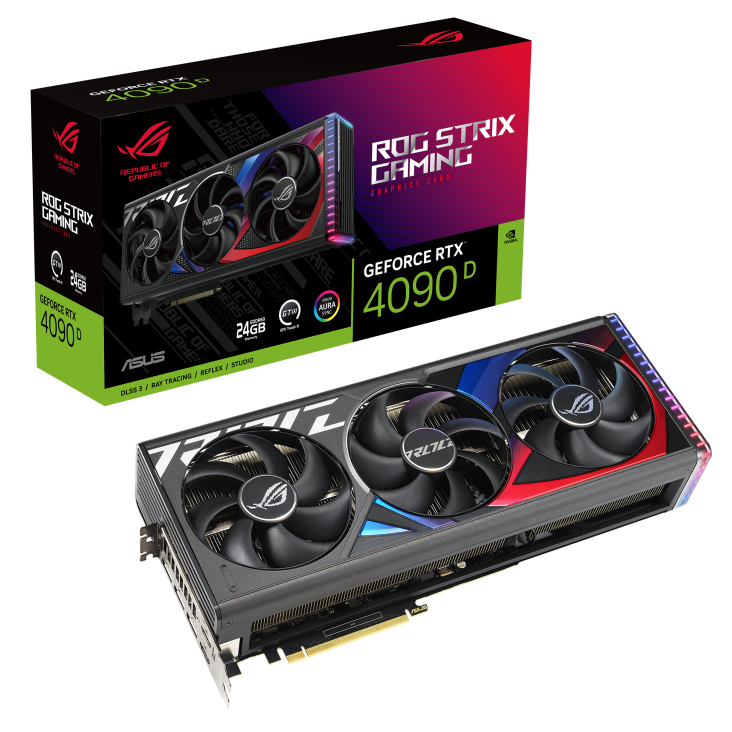 ROG-STRIX-RTX4090D-24G box+vga