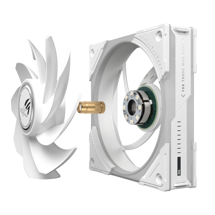 ROG Eurux GR120 ARGB Fan reverse blade exploded view