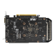Rear view of the ASUS Dual GeForce RTX 3050 SI V2 graphics card