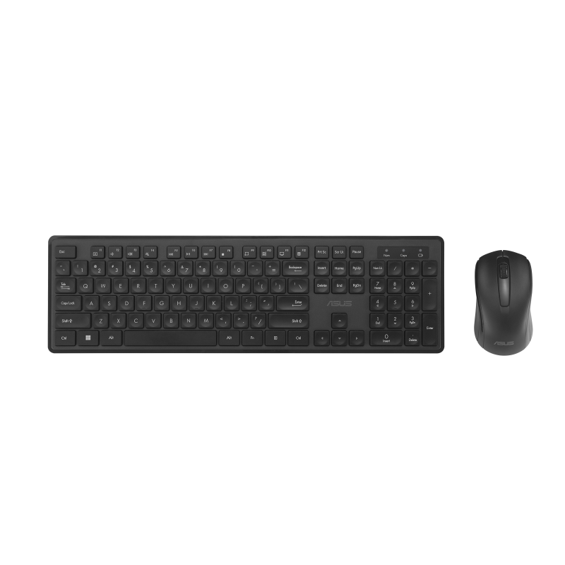 ASUS Wireless Keyboard and Mouse Set W1000 Top view