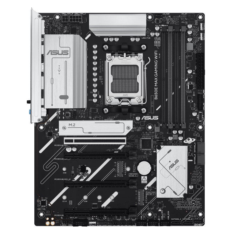 B650E MAX GAIMING WIFI front view 