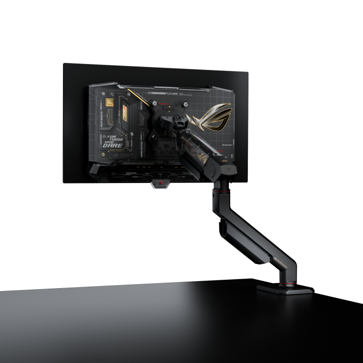PG27AQWP-GR rear view to the left