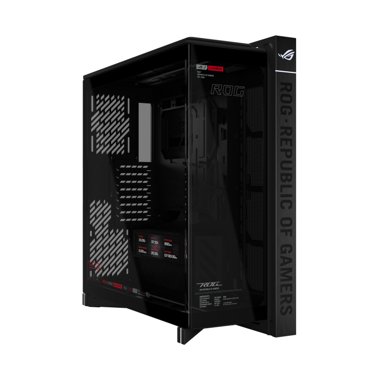 ROG Cronox Black front 45-degree view