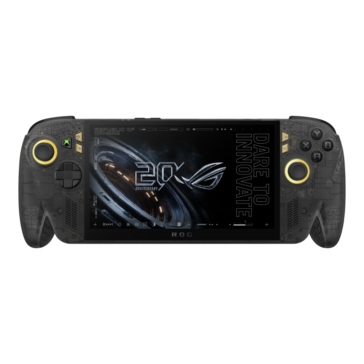 01_ROG Xbox Ally X20 Bundle angled view from the front