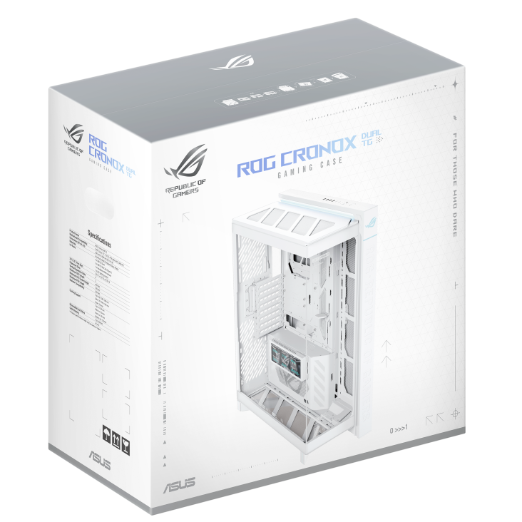 ROG Cronox Dual TG White color box