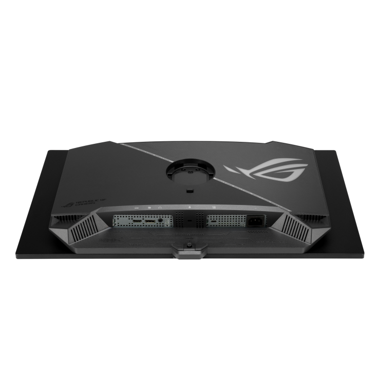 ROG Strix OLED XG27ACDMSR IO ports highlight