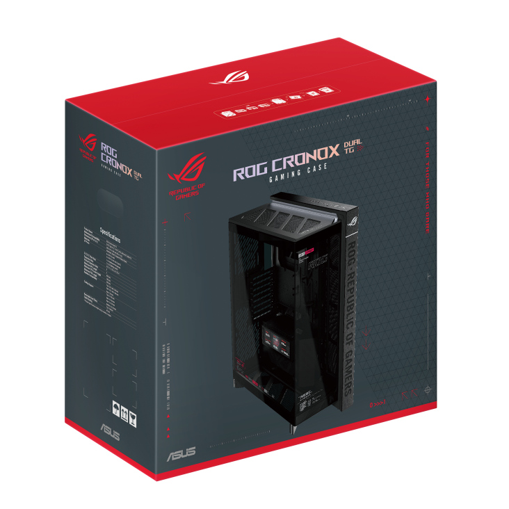 ROG Cronox Dual TG Black color box