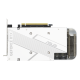 Rear view of the ASUS Dual GeForce RTX 3060 Ti White OC edition graphics card