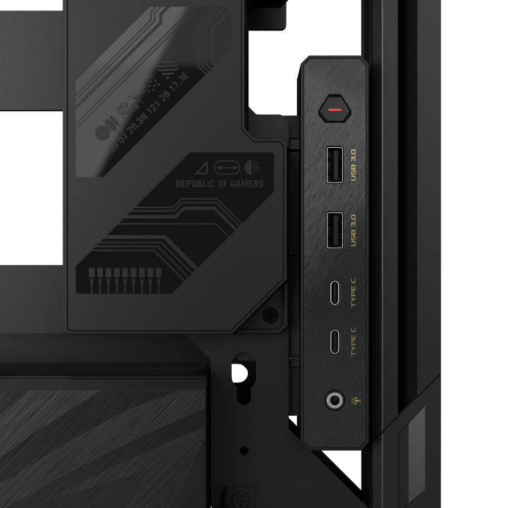 ROG GR20 Edition 20 repositionable modular I/O panel  