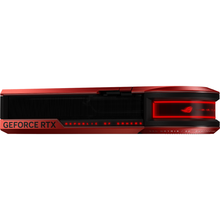 ROG Matrix Platinum GeForce RTX™ 5090 ​30th Anniversary Edition_side