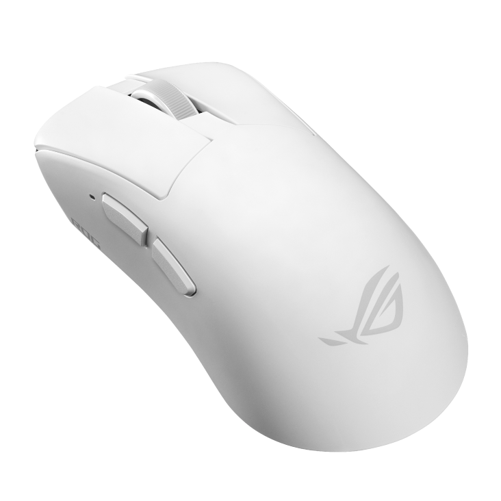 Gladius IV Ace Moonlight White from a angled side view perspective