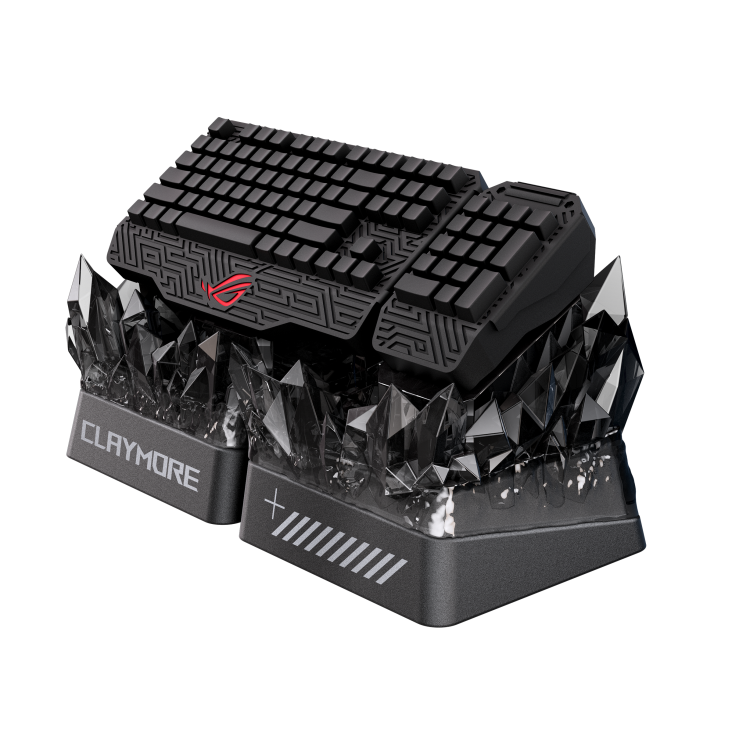 ROG Claymore Keycap front view to the left