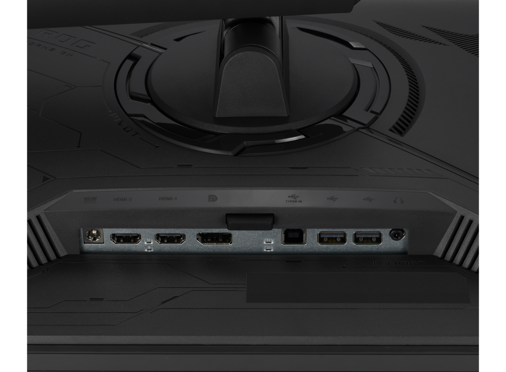 ROG Strix XG27AQMR_IO ports highlight