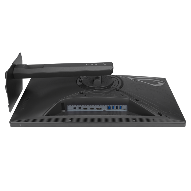 ROG Strix Pulsar XG27AQNGV IO ports highlight