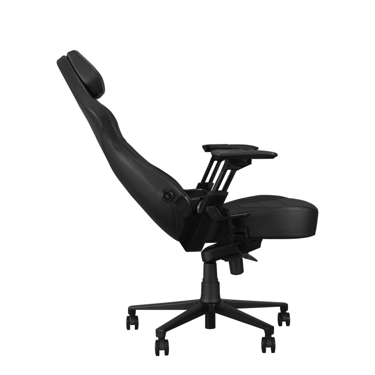 ROG Courser Core Gaming Chair side view from right with 155-degree recline
