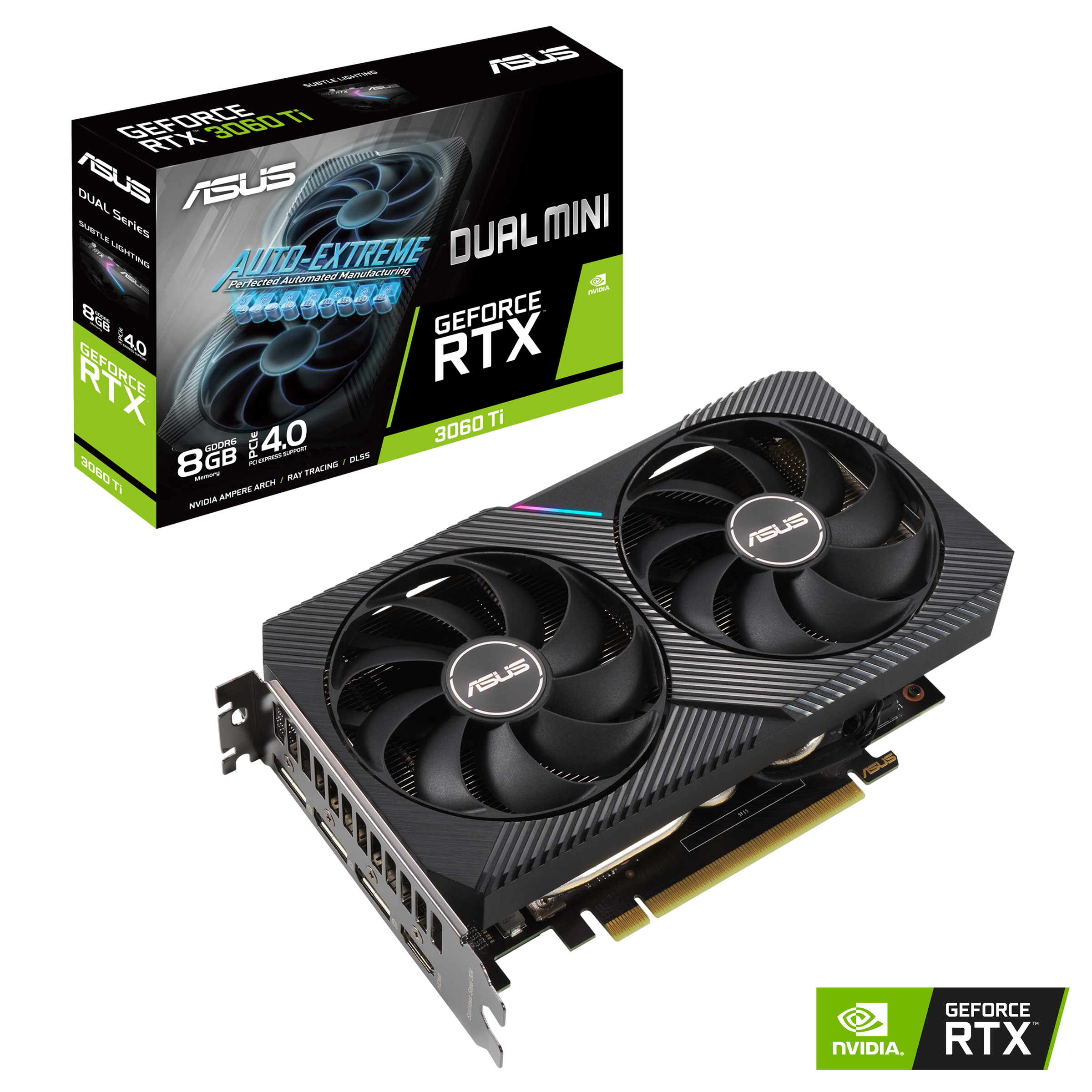 DUAL-RTX3060TI-8G-MINI｜显卡｜ASUS 中国
