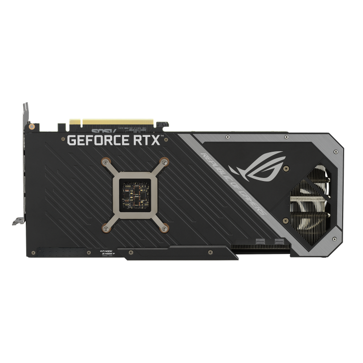 ROG-STRIX-RTX3070-8G-GAMING graphics card, rear view