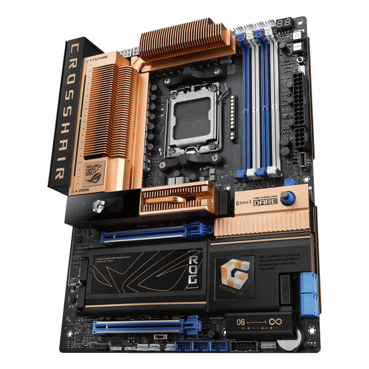 ROG Crosshair 2006 front view, tilted 45 degrees