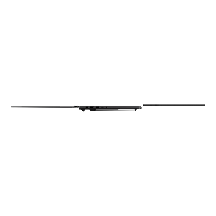 32_Side profile of ROG Zephyrus DUO 16 (2026) open ultra-thin laptop