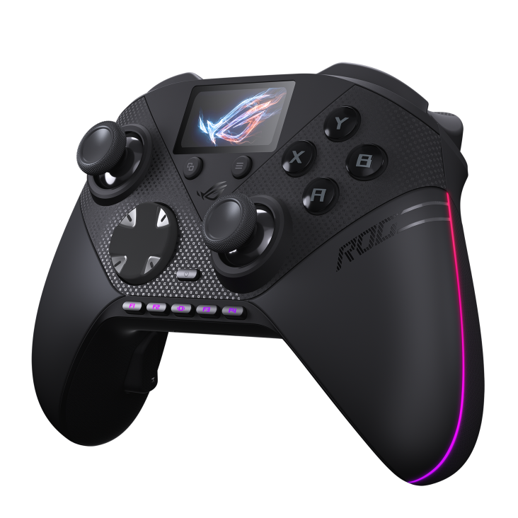 ROG Raikiri II Pro PC Black angled view from right