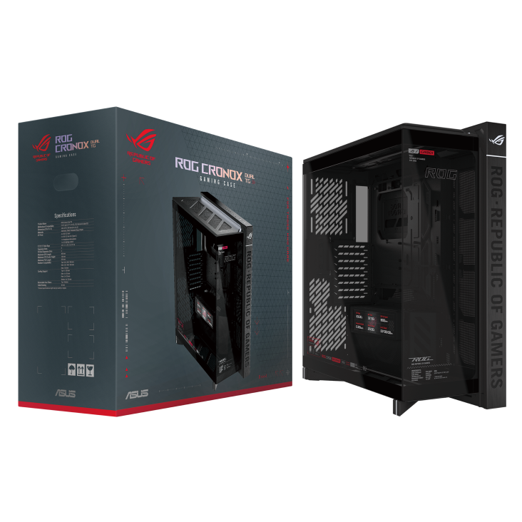 ROG Cronox Dual TG Black and color box