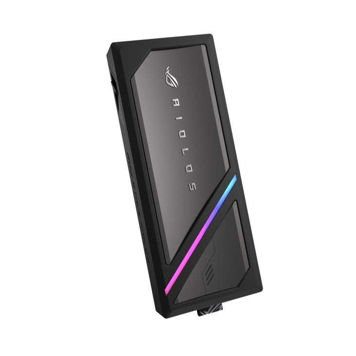 ROG Strix Aiolos shown from a vertically angled view