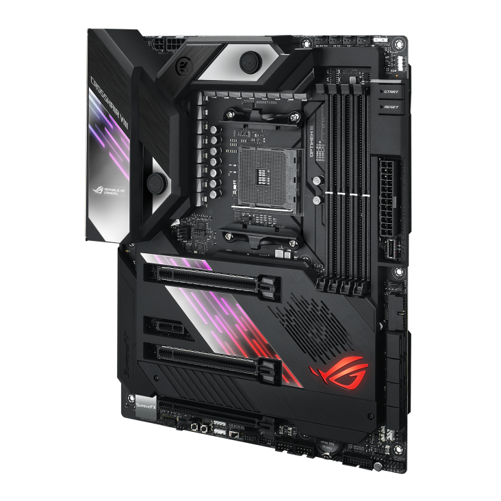 ROG Crosshair VIII Formula angled view from right